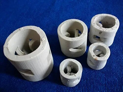 ceramic random packing for nitric oxide handling